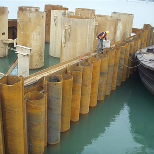 达州钢护筒现场安装